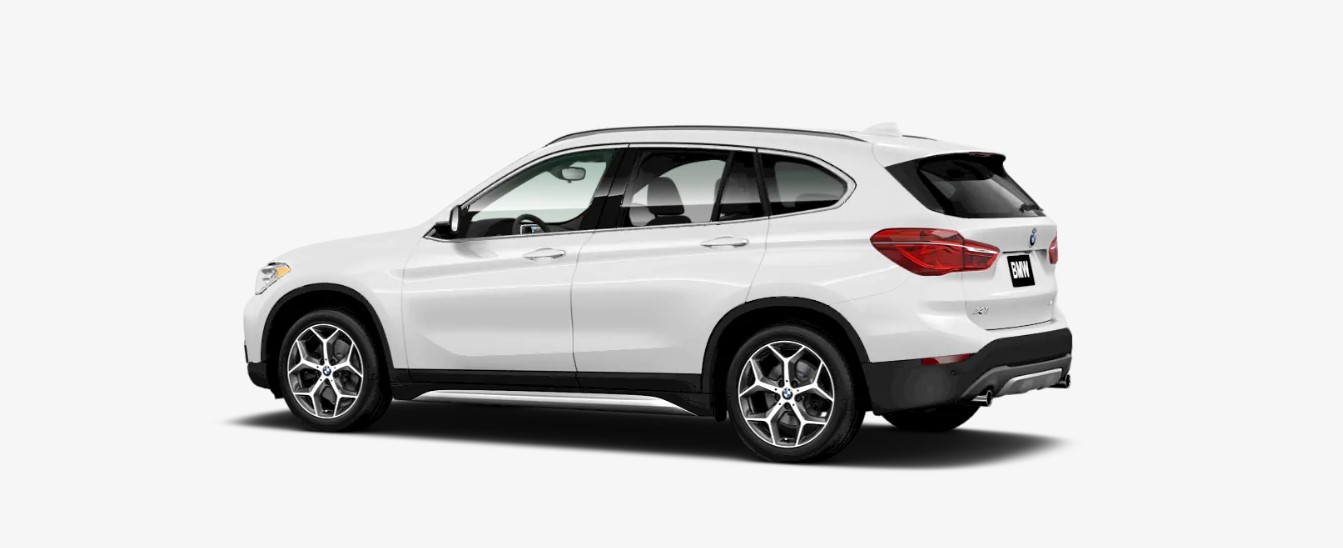 2019 BMW X1 sDrive28i Rear White Exterior 2019 BMW X1 sDrive28i Rear White Exterior